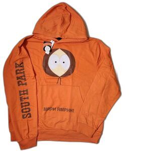 South Park Men’s Large Hoodie Orange NWT